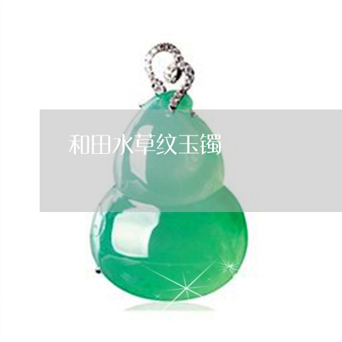 和田水草纹玉镯/2023040415868 和田水草纹玉镯/2023040415868