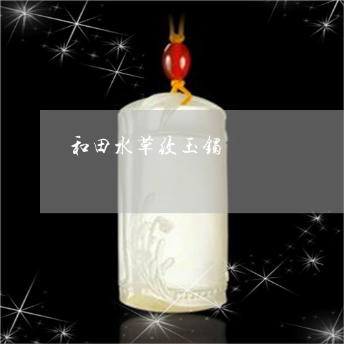 和田水草纹玉镯/2023040421714 和田水草纹玉镯/2023040421714
