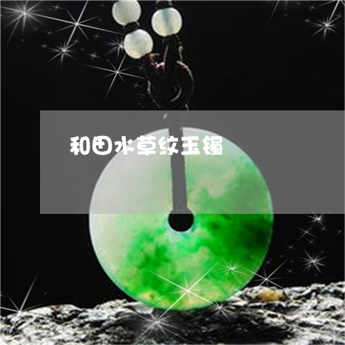 和田水草纹玉镯/2023040497247 和田水草纹玉镯/2023040497247