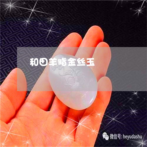 和田羊脂金丝玉/2023040461693
