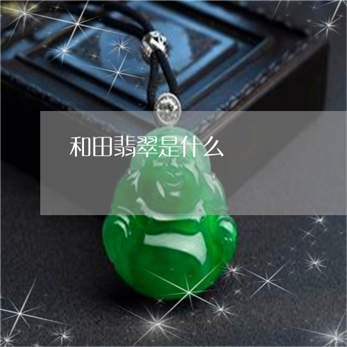 和田翡翠是什么/2023040463047