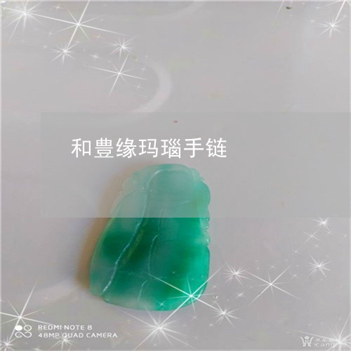 和豊缘玛瑙手链/2023040406270 和豊缘玛瑙手链/2023040406270