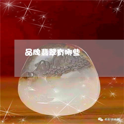 品牌翡翠有哪些/2023040416359