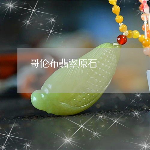 哥伦布翡翠原石/2023040417148