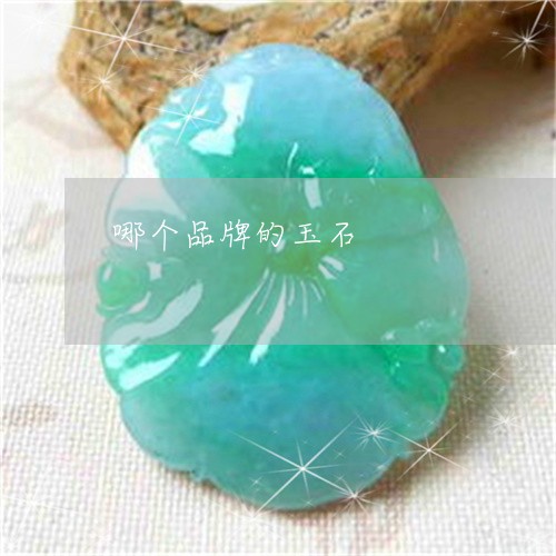 哪个品牌的玉石/2023040427948