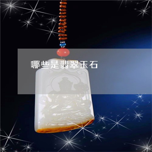 哪些是翡翠玉石/2023040340462 哪些是翡翠玉石/2023040340462