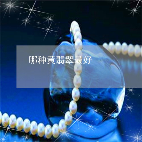 哪种黄翡翠最好/2023040335049