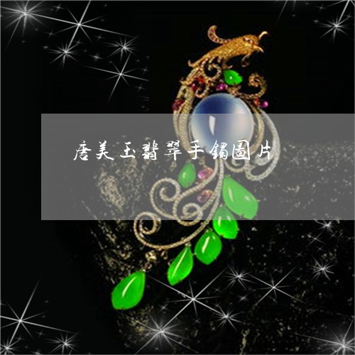 唐美玉翡翠手镯图片/2023042396159