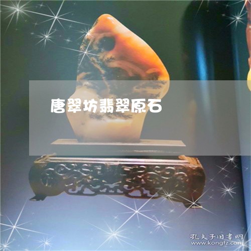 唐翠坊翡翠原石/2023040495925 唐翠坊翡翠原石/2023040495925