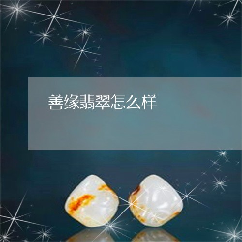 善缘翡翠怎么样/2023040409615