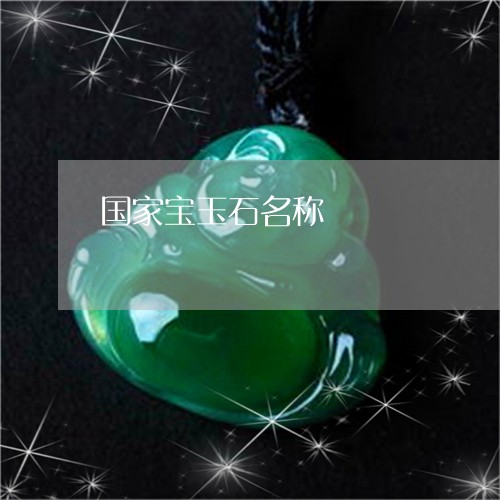 国家宝玉石名称/2023040417171 国家宝玉石名称/2023040417171