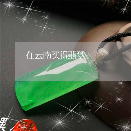 在云南买得翡翠/2023040448274