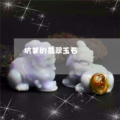 坑爹的翡翠玉石/2023040460805 坑爹的翡翠玉石/2023040460805