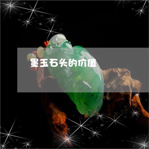 墨玉石头的价值/2023040469325 墨玉石头的价值/2023040469325