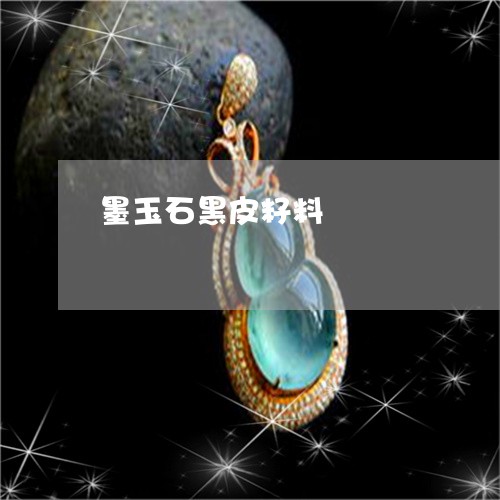 墨玉石黑皮籽料/2023040432436