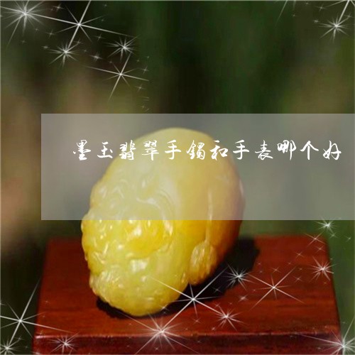 墨玉翡翠手镯和手表哪个好/2023071137049