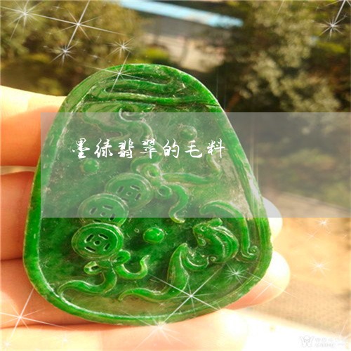 墨绿翡翠的毛料/2023040405157