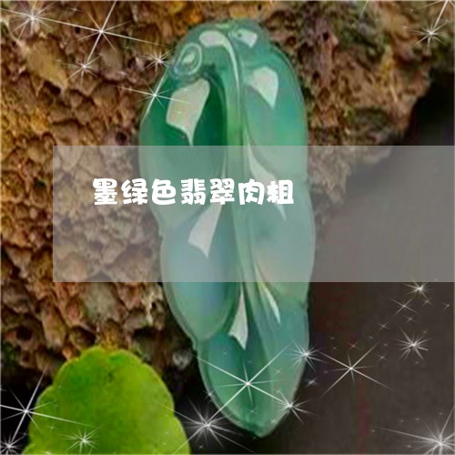 墨绿色翡翠肉粗/2023040439382