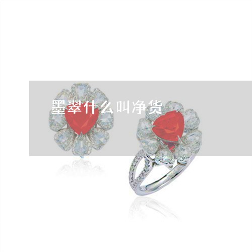 墨翠什么叫净货/2023040474924 墨翠什么叫净货/2023040474924