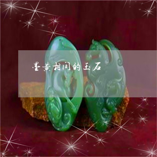 墨黄相间的玉石/2023040469463 墨黄相间的玉石/2023040469463