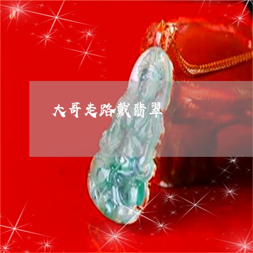 大哥走路戴翡翠/2023040494735 大哥走路戴翡翠/2023040494735