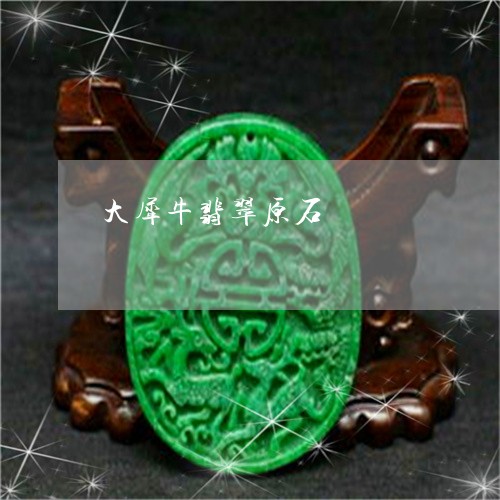 大犀牛翡翠原石/2023040450391 大犀牛翡翠原石/2023040450391