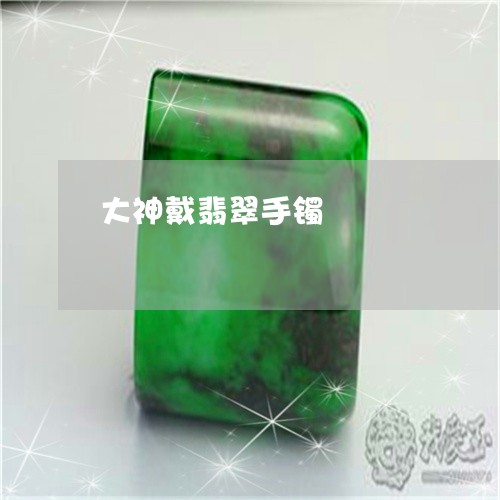 大神戴翡翠手镯/2023040407148 大神戴翡翠手镯/2023040407148