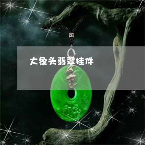 大象头翡翠挂件/2023040491693 大象头翡翠挂件/2023040491693