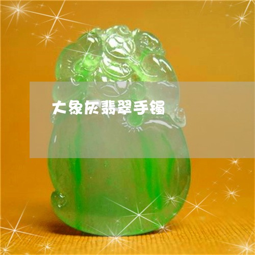 大象灰翡翠手镯/2023040437170 大象灰翡翠手镯/2023040437170