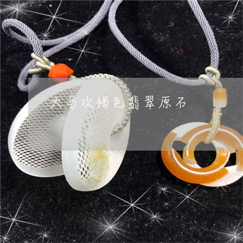 大马坎褐色翡翠原石/2023042160424