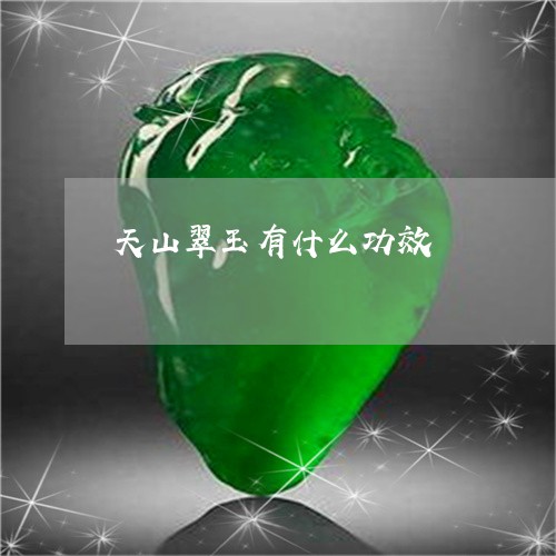 天山翠玉有什么功效/2023042183505