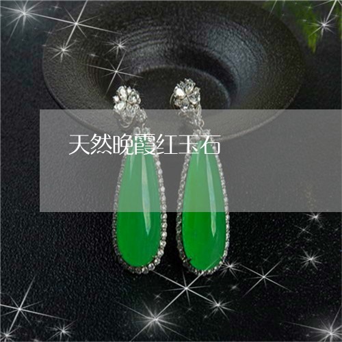 天然晚霞红玉石/2023040415840 天然晚霞红玉石/2023040415840