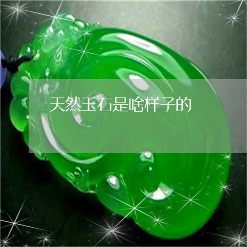 天然玉石是啥样子的/2023042148079