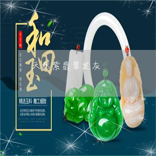 天然紫翡翠发灰/2023040363513 天然紫翡翠发灰/2023040363513