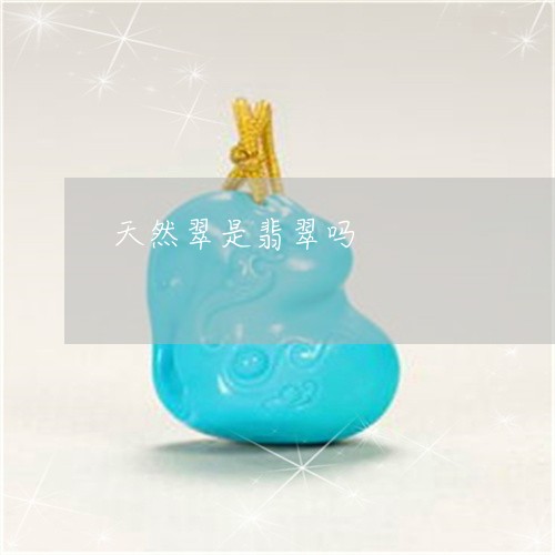 天然翠是翡翠吗/2023040361614 天然翠是翡翠吗/2023040361614