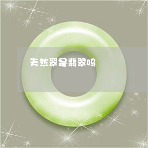 天然翠是翡翠吗/2023040394715 天然翠是翡翠吗/2023040394715