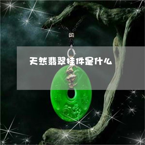 天然翡翠挂件是什么/2023042015839