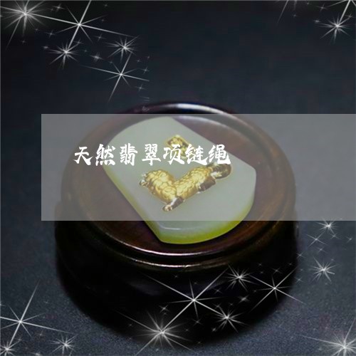 天然翡翠项链绳/2023040352504 天然翡翠项链绳/2023040352504
