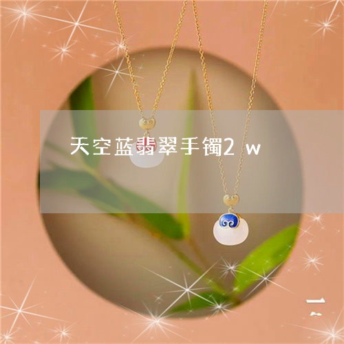 天空蓝翡翠手镯2w/2023061663937