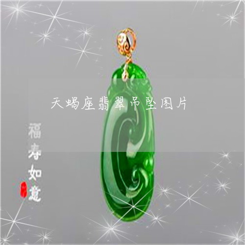 天蝎座翡翠吊坠图片/2023042197239