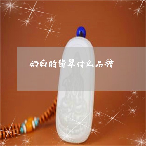 奶白的翡翠什么品种 奶白的翡翠什么品种