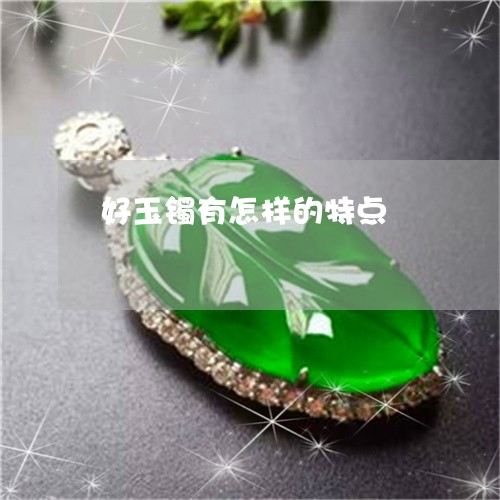 好玉镯有怎样的特点