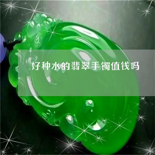 好种水的翡翠手镯值钱吗/2023061809804