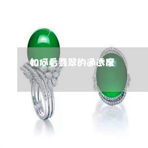 如何看翡翠的通透度/2023042025169 如何看翡翠的通透度/2023042025169