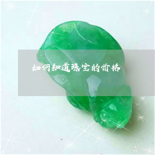 如何知道珠宝的价格/2023042049350 如何知道珠宝的价格/2023042049350