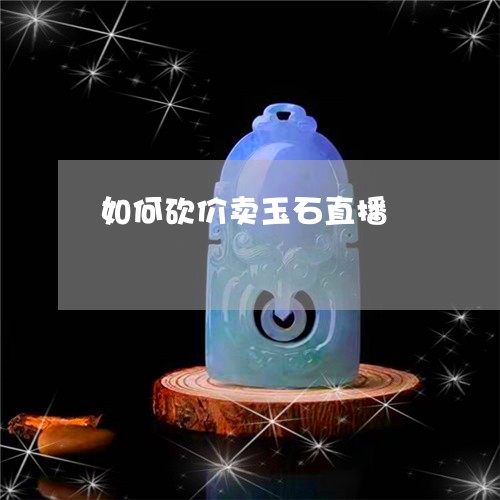 如何砍价卖玉石直播/2023042029179