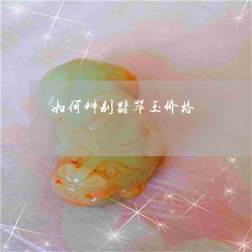 如何辨别翡翠玉价格/2023042077481 如何辨别翡翠玉价格/2023042077481