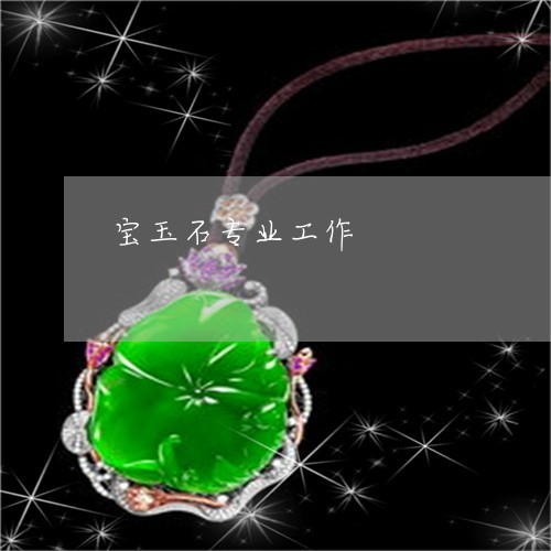 宝玉石专业工作/2023040319694
