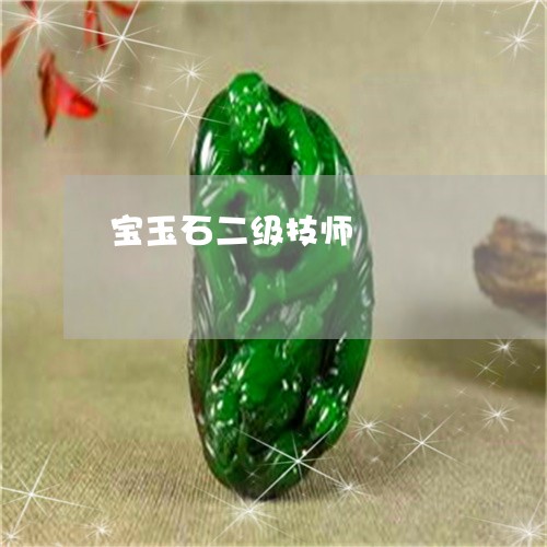 宝玉石二级技师/2023040346272