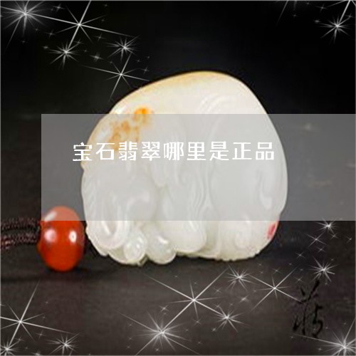 宝石翡翠哪里是正品/2023042108382